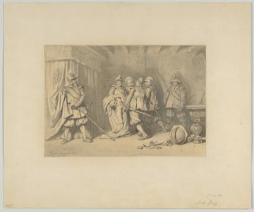The Dead Wallenstein Being Carried Away by Soldiers MET DP848927