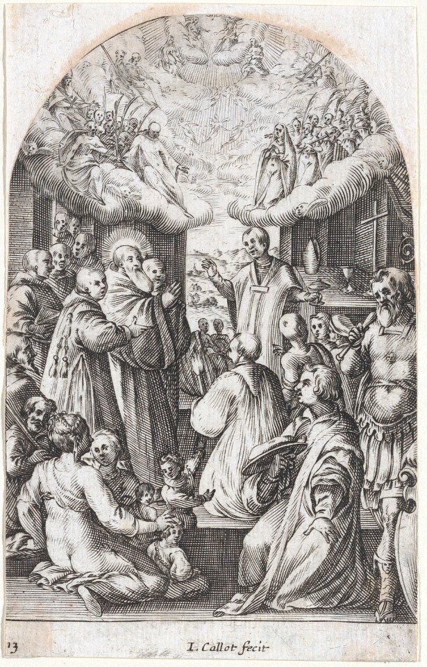 The Death of St. Benedict, from Les Eglises Jubilaires (The Paintings of Rome, The Churches Jubilee), plate 13 MET DP875704