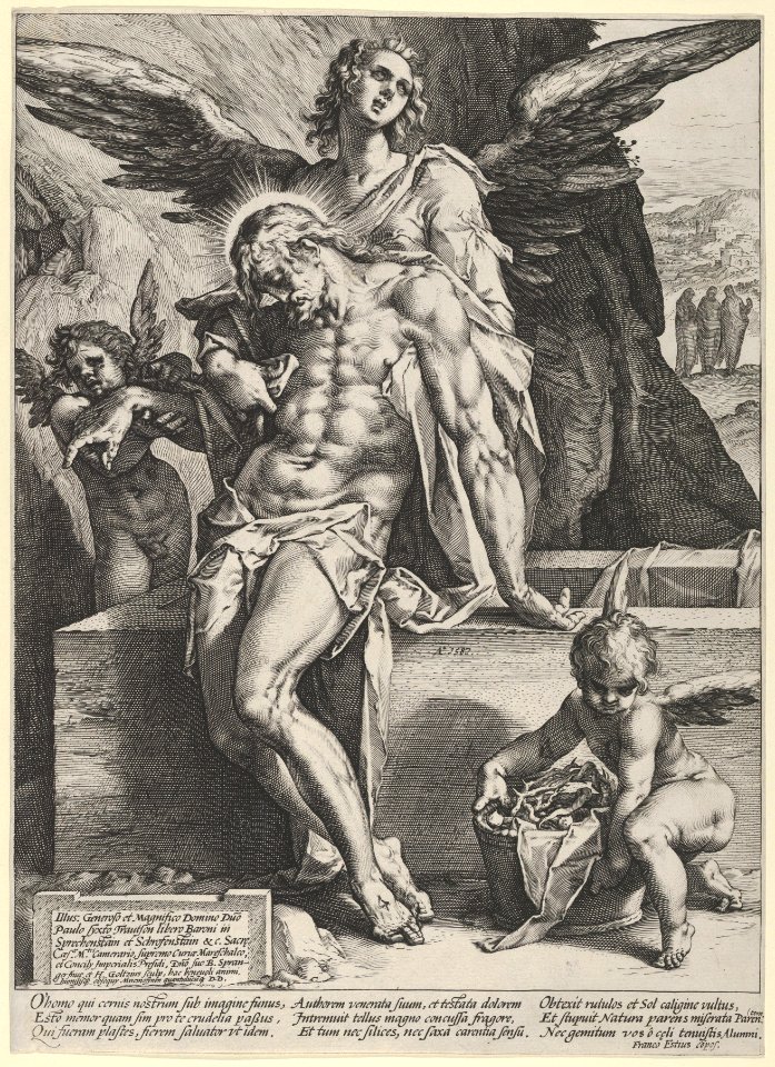 The Dead Saviour Supported by an Angel MET DP836848