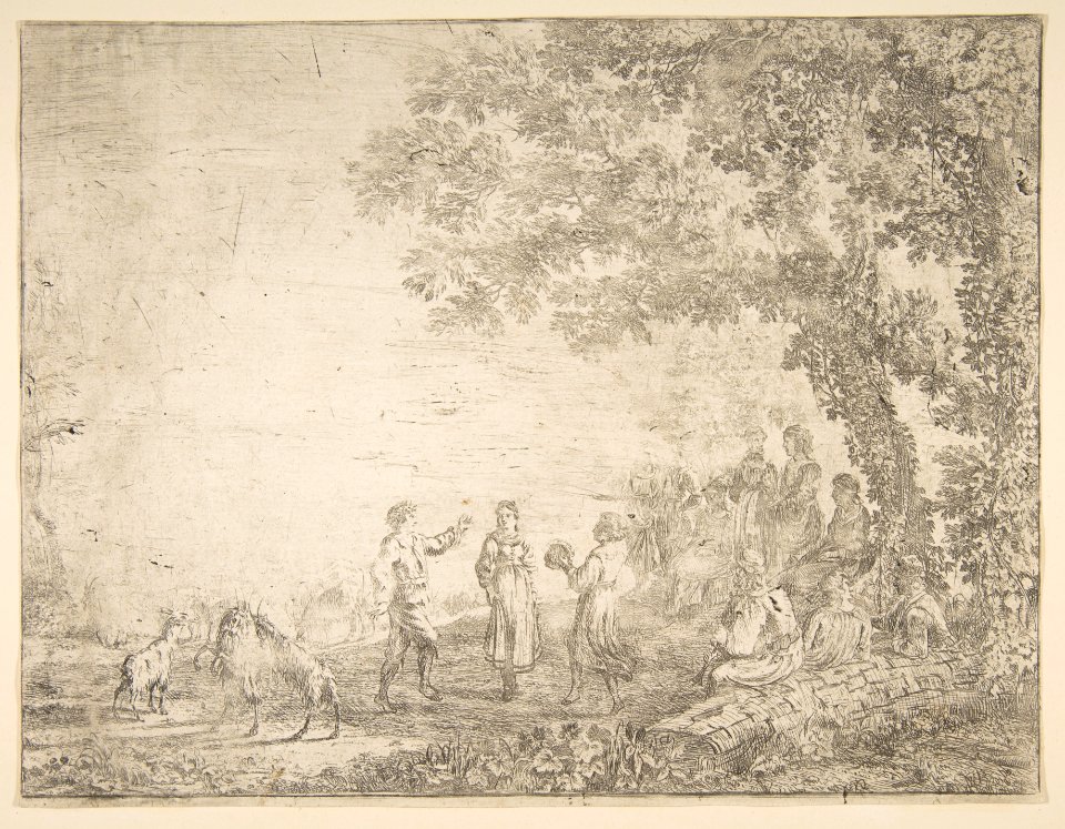 The Country Dance (Large Plate) MET DP816347
