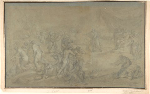 The Contest of Elijah and the Prophets of Baal on Mount Carmel (I Kings 18- 20-46) MET DP801506