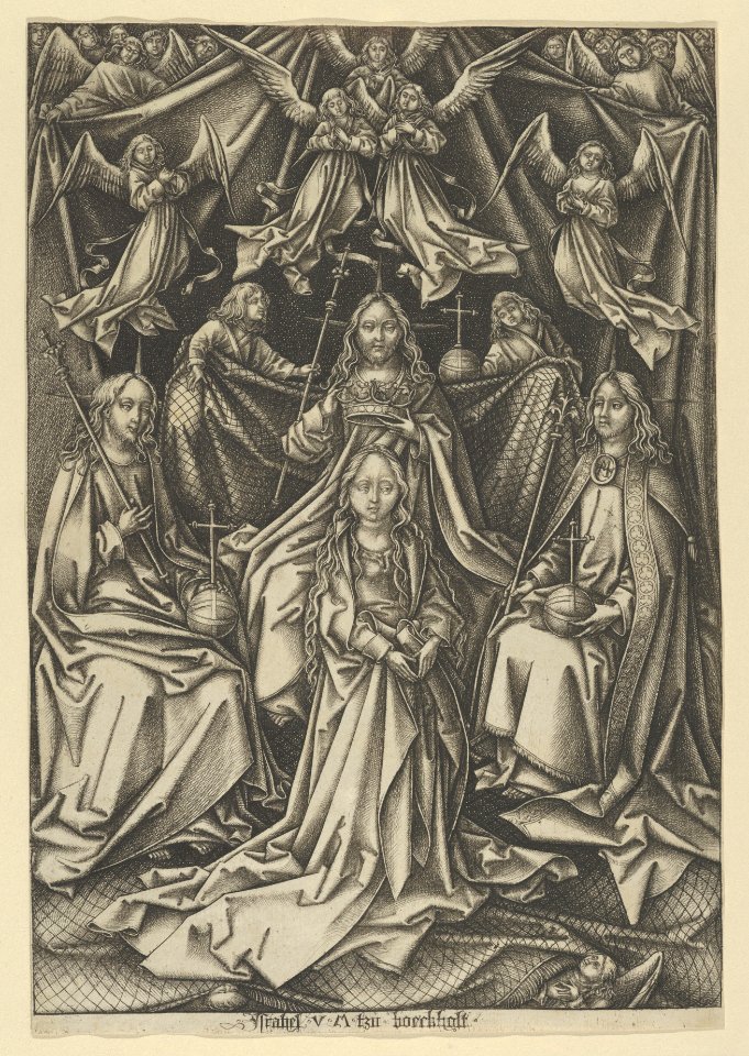The Coronation of the Virgin, from The Life of the Virgin MET DP841605