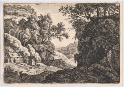 The Cottages at the Foot of a Mountain MET DP876178