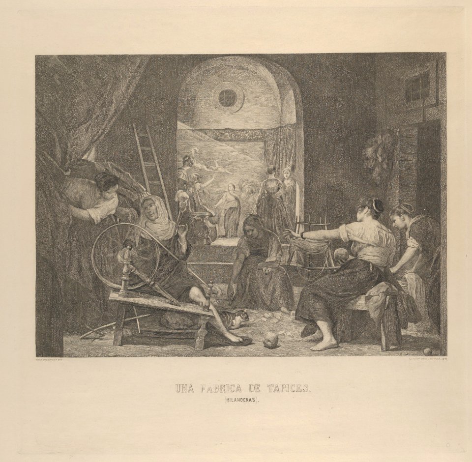 The Fable of Aracne, or 'The Spinners', after Velázquez MET DP836170