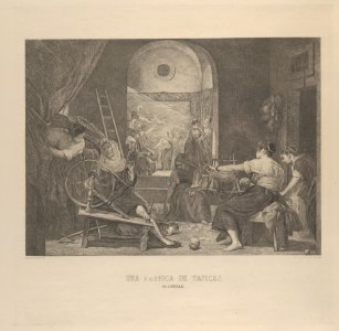 The Fable of Aracne, or 'The Spinners', after Velázquez MET DP836170