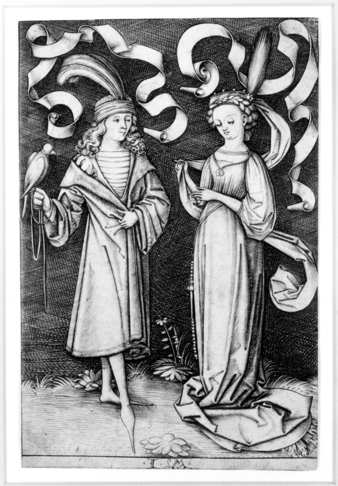 The Falconer and the Lady, from the series Scenes of Daily Life MET 271188