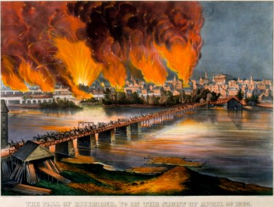 The Fall of Richmond, Virginia on the Night of April 2nd, 1865 MET DT9288