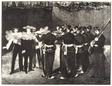 The Execution of the Emperor Maximilian (L'exécution de Maximilien) MET DP137538