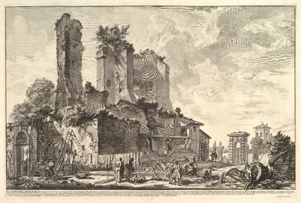 The Fontana dell'Aqua Giulia (Vedute dell avanzo del Castello del'Aqua Giulia) MET DP828288