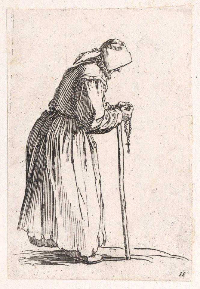 The Female Beggar with a Rosary Met DP890698