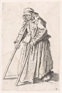 The Female Beggar with Crutches Met DP890685