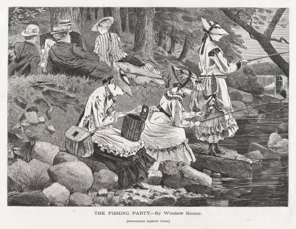 The Fishing Party (Appleton's Journal, Vol. II) MET DP875254