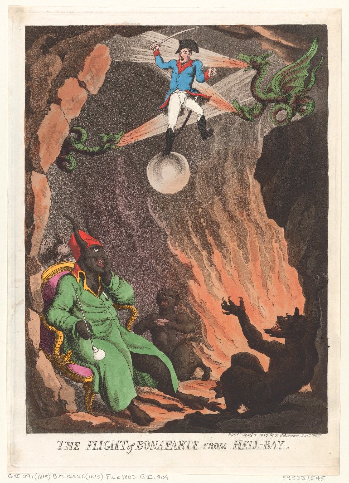 The Flight of Bonaparte from Hell-Bay MET DP873738