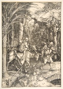 The Flight into Egypt, from The Life of the Virgin, from the Latin Edition MET DP816280