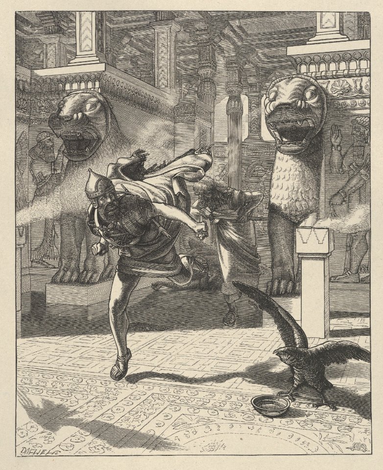 The Flight of Adrammelech (Dalziels' Bible Gallery) MET DP835630