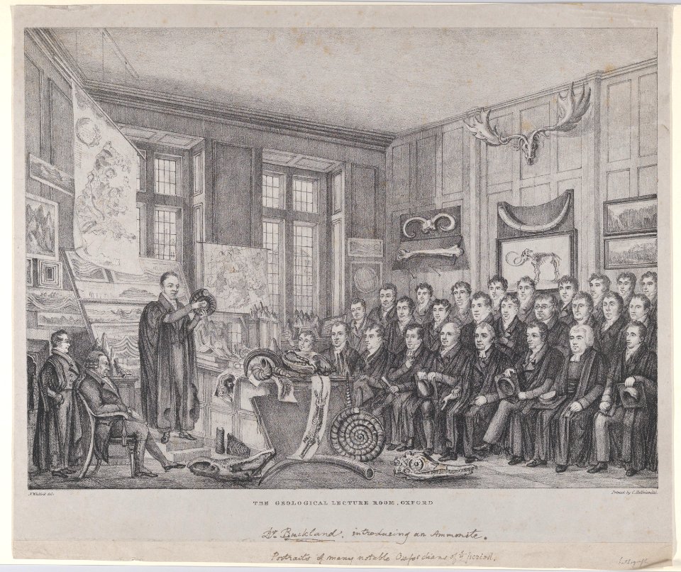 The Geological Lecture Room, Oxford- Dr. William Buckland Lecturing on February 15, 1823 MET DP855241