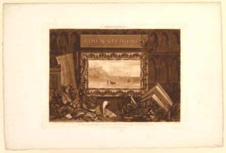 The Frontispiece to Liber Studiorum MET DP821312
