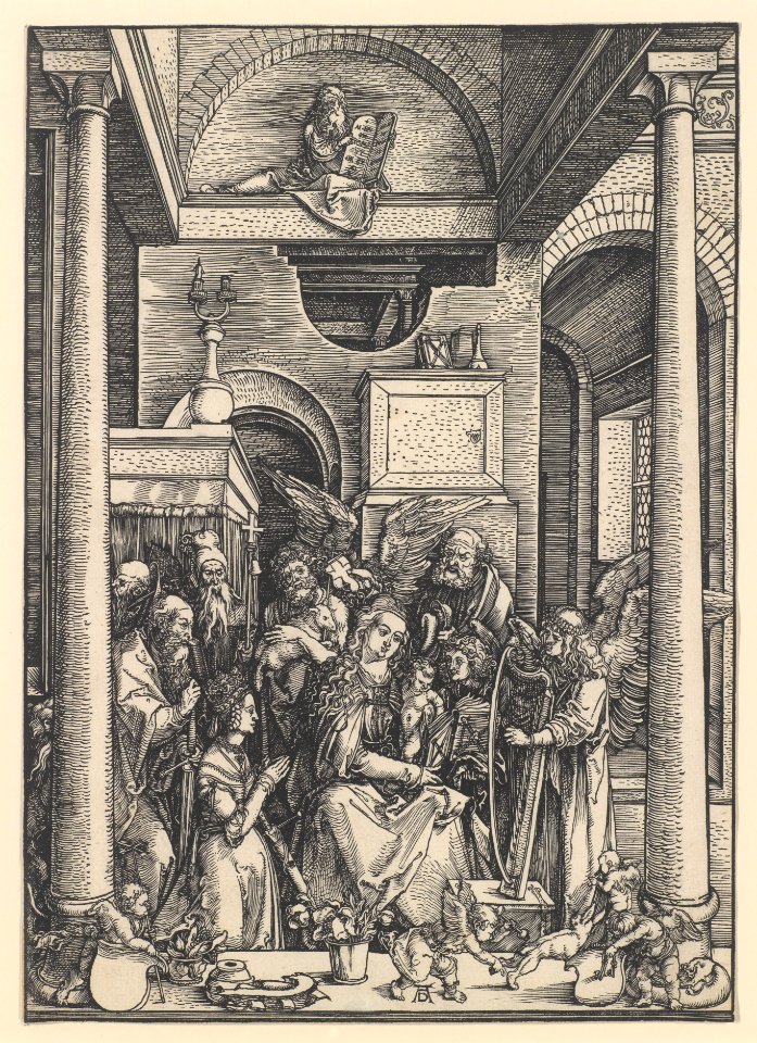 The Glorification of the Virgin, from The Life of the Virgin MET DP231065