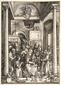 The Glorification of the Virgin, from The Life of the Virgin MET DP816294