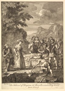 The Funeral of Chrystom & Marcella vindicating herself (Six Illustrations for Don Quixote) MET DP824965