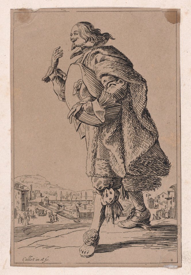 The Gentleman who Bows Holding his Felt Hat Under his Arm Met DP890611