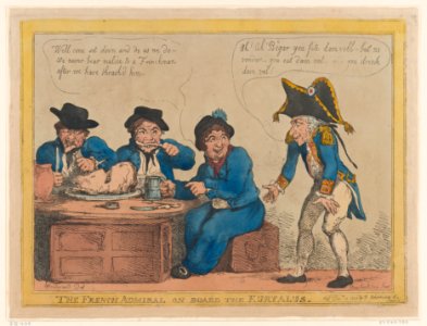 The French Admiral on Board the Eryalus MET DP873799