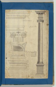 The General Proportion of the Ionick -Ionic- Order, in Chippendale Drawings, Vol. I MET DP-14278-003