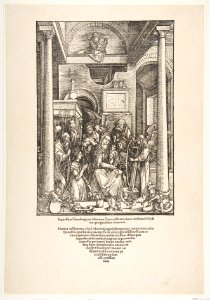 The Glorification of the Virgin, from The Life of the Virgin, Latin Edition, 1511 MET DP816295