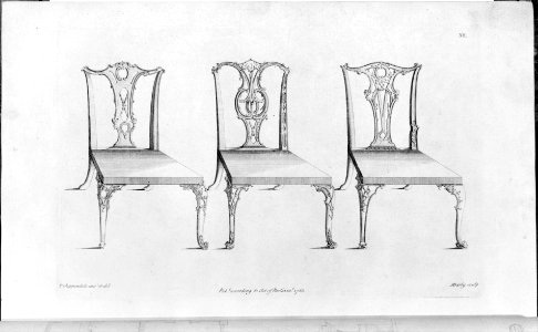 The Gentleman and Cabinet-Maker's Director. Being a Large Collection of the Most Elegant and Useful Designs of Household Furniture in the Gothic, Chinese and Modern Taste MET MM74742