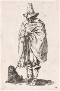 The Gentleman with a Fur Lined Coat Holding his Hands Behind his Back Met DP890676