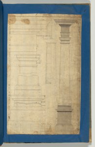 The General Proportion of the Tuscan Order, in Chippendale Drawings, Vol. I MET DP-14278-001