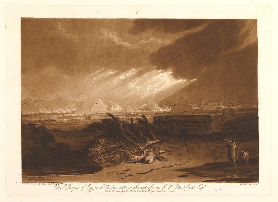 The Fifth Plague of Egypt (Liber Studiorum, part III, plate 16) MET DP821379