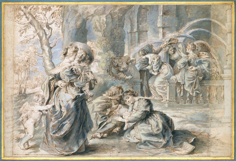 The Garden of Love (left portion) MET DT2691