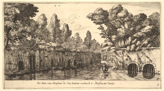 The Garden of M. de Nue Outside of the Suburb of S. Marceau near Paris MET DP825036