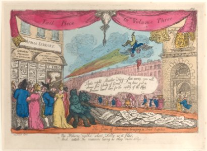 Tail Piece to Volume Three The Genii of Caricature Bringing in Fresh Supplies MET DP883679