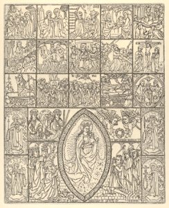 The Fifteen Mysteries and the Virgin of the Rosary (Modern Impression) MET DP854873