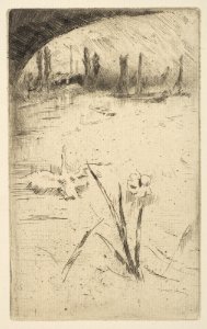 Swan and Iris (Sketch after Cecil Lawson's "Swan and Iris") MET DP815443