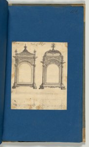 Table Clock Cases, in Chippendale Drawings, Vol. I MET DP-14278-092