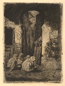 Tangier, Seated Arabs MET DP832029