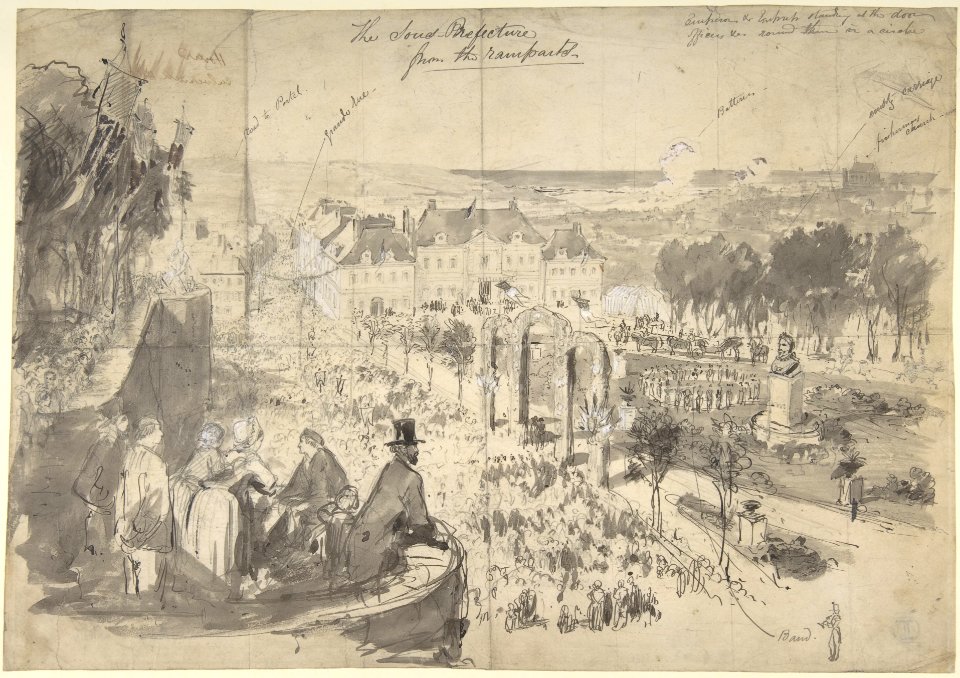 The Visit of Napoléon III to Boulogne-sur-Mer MET DP806725
