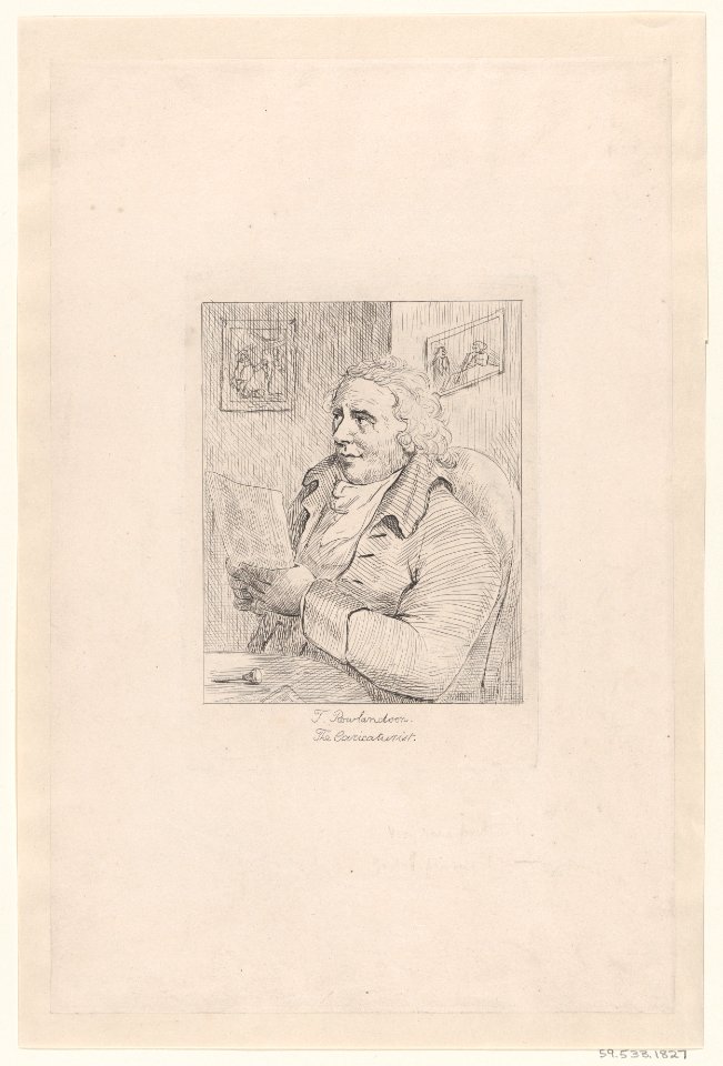 T. Rowlandson. The Caricaturist MET DP873983