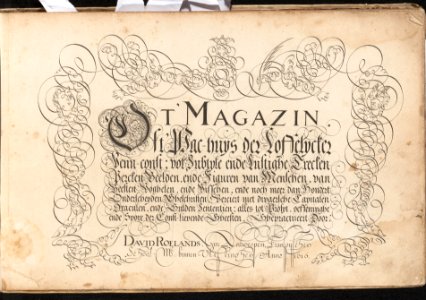 T'Magazin oft Pac-huys der Loffelÿcker Penn-const (The Store Room or Ware House of the Praiseworthy Art of the Pen) MET DP160324