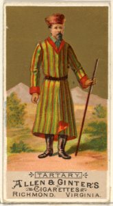 Tartary, from the Natives in Costume series (N16) for Allen & Ginter Cigarettes Brands MET DP834854
