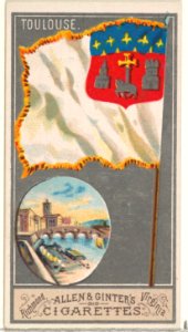 Toulouse, from the City Flags series (N6) for Allen & Ginter Cigarettes Brands MET DP829243