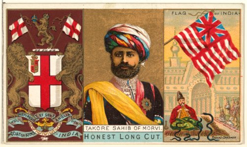 Takore Sahib of Morvi, India, from the Rulers, Flags, and Coats of Arms series (N126-1) issued by W. Duke, Sons & Co. MET DPB873787
