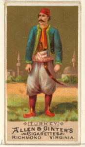Turkey, from the Natives in Costume series (N16) for Allen & Ginter Cigarettes Brands MET DP834856