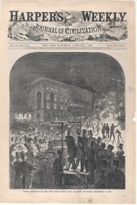 Union Meetings in the Open Air Outside the Academy of Music, December 19, 1859 (Harper's Weekly, Vol. III) MET DP875127