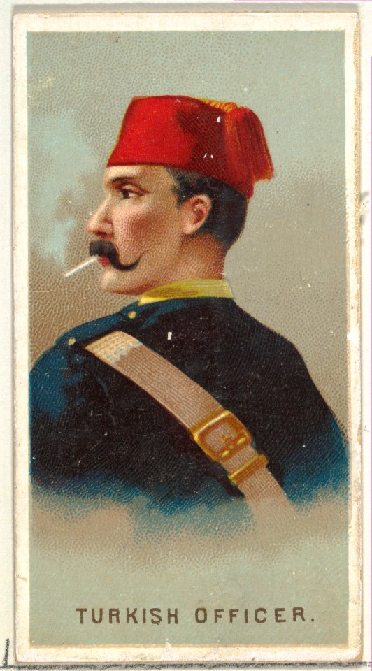 Turkish Officer, from World's Smokers series (N33) for Allen & Ginter Cigarettes MET DP838646