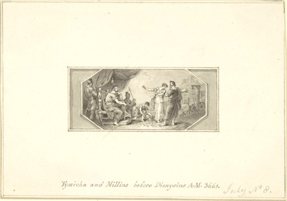 Tymicha and Millius before Dionysius MET DP800887