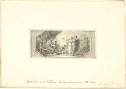 Tymicha and Millius before Dionysius MET DP800887
